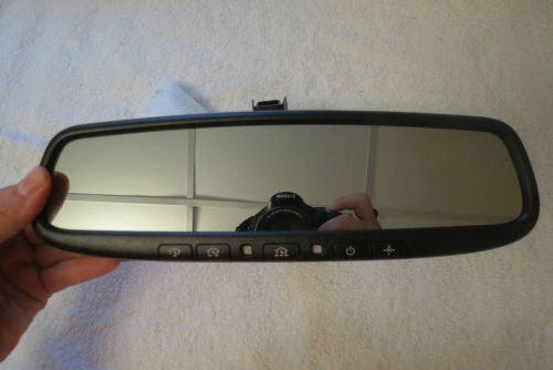 2011 2012 kia optima rear view mirror w/auto dim, compass, homelink oem 246m
