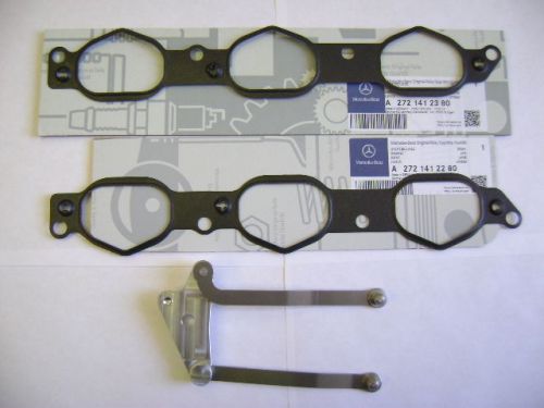 Intake manifold air flap lever aluminium repair kit for mercedes-benz&amp; gasket