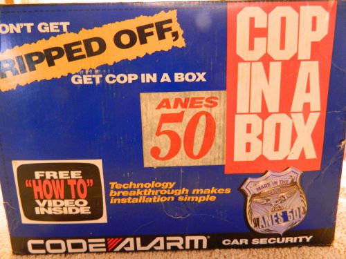 New cop in a box car burglar alarm