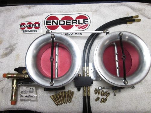 Enderle single butterfly - dual setup- 5&#034; throttle bodies- with nozzles-jets-