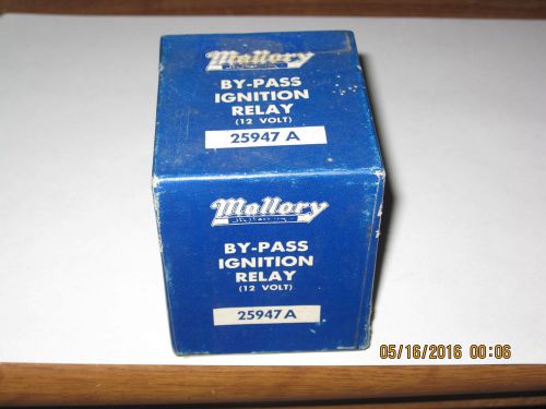 Mallory 25947a 12 volt by-pass ignition relay