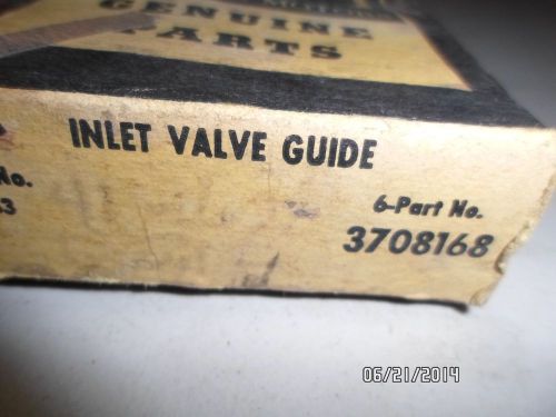 Nos gm 1941 62 chevrolet inlet valve guide set of 6 3708168