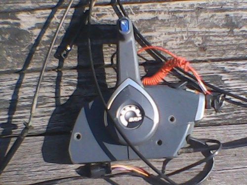 Johnson evinrude omc outboard control bx w 15&#039; cables excellent condition! w key