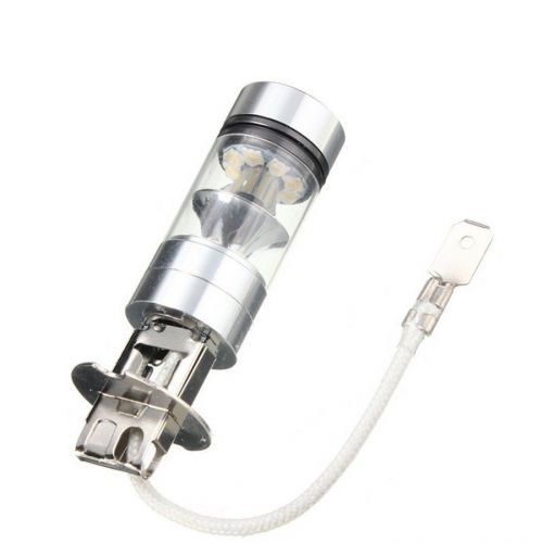 1x h3 100w 20smd cree projector fog driving drl light bulbs hid white lamp 8000k