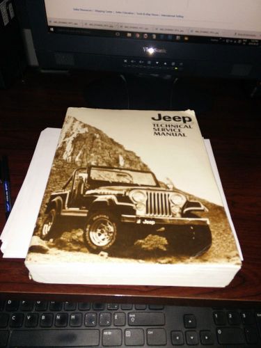 1982 jeep technical service manual 82 cj-5 cj-7 scrambler cherokee wagoneer