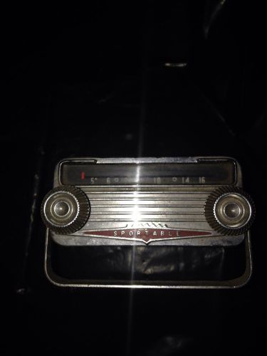 Pontiac sportable portable radio 988837 1958 bonneville vintage rare transistor
