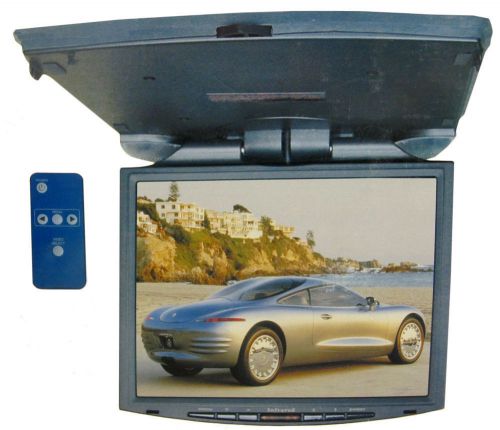 Boss 13.3&#034; flip down tft car video monitor w/ remote video dvd screen