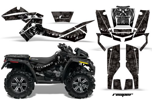 Can-am outlander xmr graphic kit 500/800 amr decal atv sticker part reaper k
