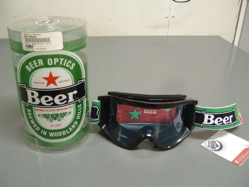 Atv/ mx premium beer optics goggles heiny (new) free shipping