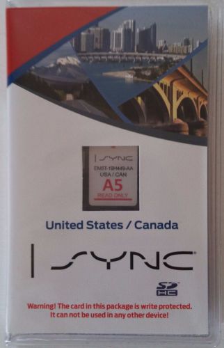 Ford lincoln navigation a5 sd card em5t-19h449-aa isync