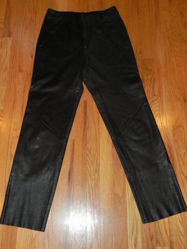 Ladies harley davidson black leather pants - 14