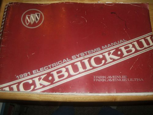 1991 buick park avenue / park avenue ultra / electrical / wiring shop manual