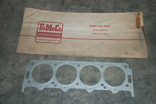 1 nos cylinder head gasket 1960-1961-1962-1963-1964 lincoln/mercury/383 430-ford