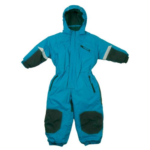 Mads &amp; mette childrens one piece snow suit turquoise - size 2-3