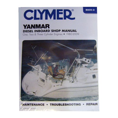 Clymer yanmar diesel inboard 1,2 &amp; 3 cylinder 1980-2009 -b800-2