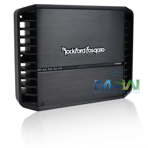 Rockford fosgate p400x1 punch class-ab mono car amplifier amp 400w rms p400x.1