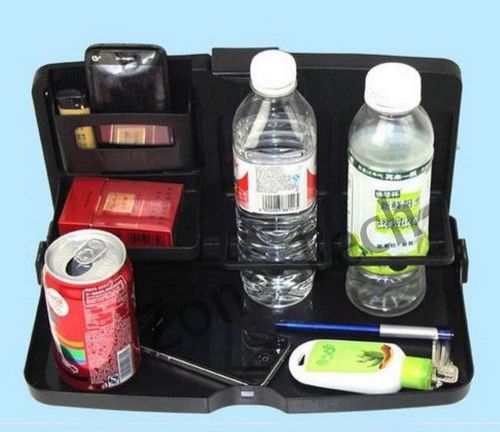 Zone tech quality car travel food and drink back seat meal tray storage holder