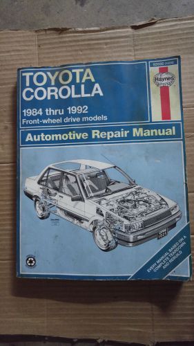 Toyota corolla repair manual