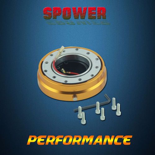 Golden auto steering wheel quick release hub adapter kit with screws