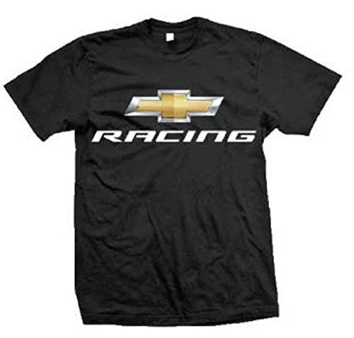 Chevrolet ringspun american cotton racing t-shirt (black, x-large)