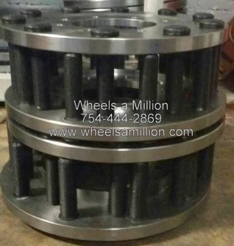 Wheel adapters for dually alcoa american made ford, chevy, dodge steel made 8x10