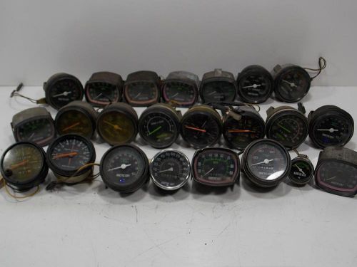 Lot of 23 vintage 70&#039;s 80&#039;s arctic cat snowmobile tach&#039;s speedometers see pics