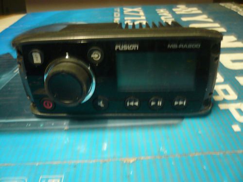 Fusion ms‑ra205 am/fm stereo marine band vhf receiver untested as is