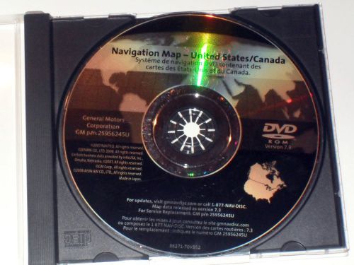 Hummer cadillac chevrolet gmc buick navigation disc dvd cd 25956245u gps disk