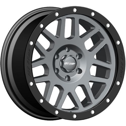 17x9 gray pro comp series 40 40 6x5.5 -6 rims 35x12.50r17lt tires
