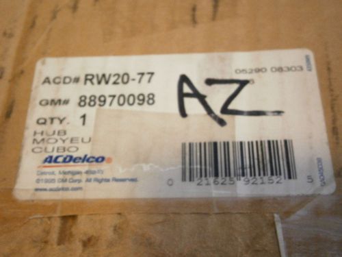 Acdelco rw20-77 gm # 88970098 hub free usa shipping