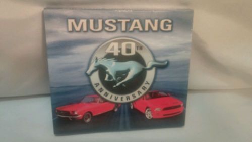 Ford mustang 40th anniversary music cd saleen roush cobra