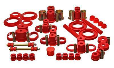 Energy suspension bushing kit polyurethane red ford mustang kit 4-18112r