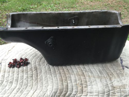 Mercruiser chevy big block mk iv 8qt. steel oil pan (2pc. rear main seal)