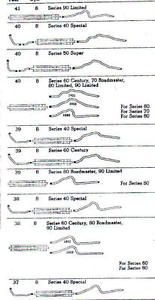 1928-1929 buick master exhaust system, 6 cyl., aluminized, series 120, 128, 121