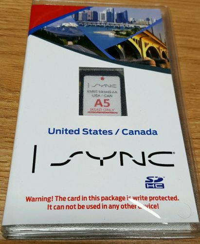 Ford sync a5 gps map sd card