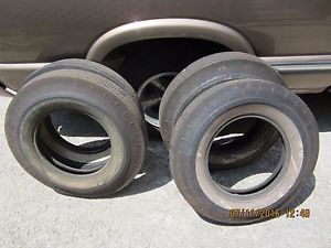 5  goodyear 7.10-15 wide white tires nos non-dot super