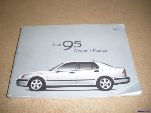 Saab 95 9-5 oem factory main owners manual book booklet 01 2001