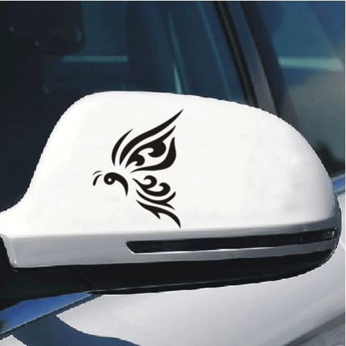 Car motorcycle vinyl decals sticker wing mirror decal butterfly 5&#039;&#039;x 3&#039;&#039; #cj413