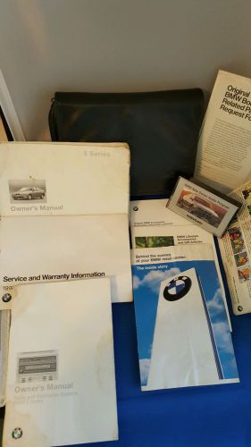 1998 bmw 5 series 5 owners manual auto manuals bmw original parts