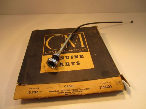 Nos 1957 chevrolet heater  defrost cable 57