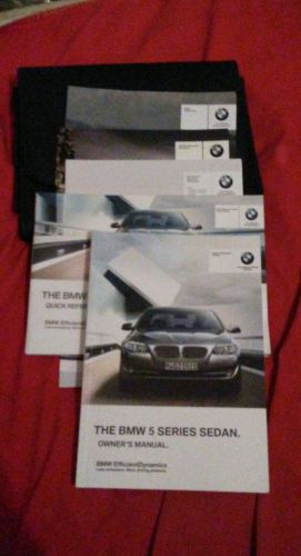 Lot of 3 bmw complete owners manual sets 06 bmw m3 coupe 07 &amp;12 bmw 5 series