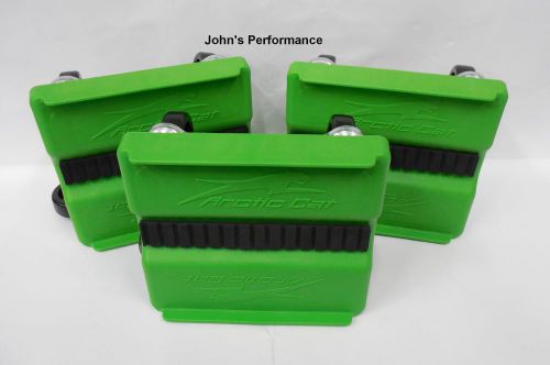 Arctic cat lime green plastic snowmobile cat caddy sled dollies dolly 5639-874