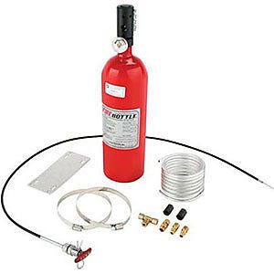 Fire bottle rc-500 fire safety system with 5 lbs. bottle 5&#039; manual pull cable