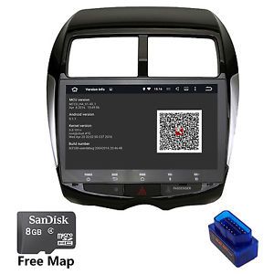 Navi gps for mitsubishi outlander sport asx stereo android 5.1 video player obd2