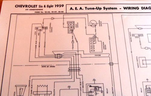 59 chevy 6 and 8 cyl ac wiring