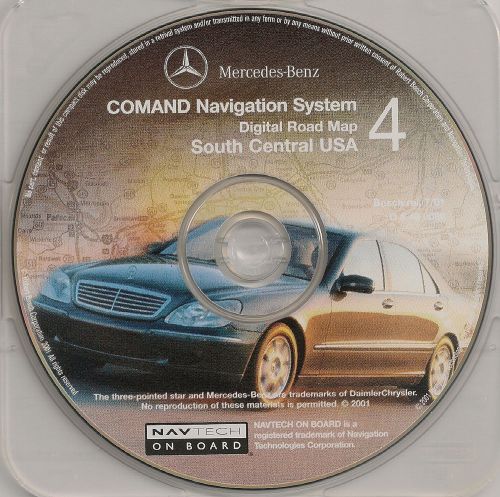 2002 2003 mercedes g500 g55 sl500 sl55 navigation cd map #4 cover tx ok ar la ms