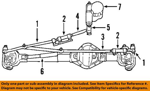 Dodge oem 52106909ae steering damper/steering damper/steering stabilizer