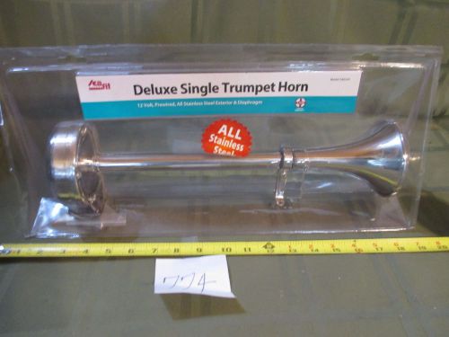 Deluxe single trumpet horn by seafit 12 volt #546549 boat horn free shipping