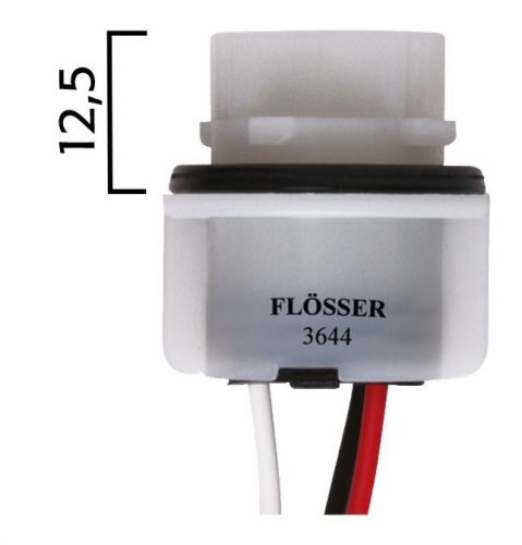 Flosser 3644 connector plug socket for 3057 3157 3357 3757 bulbs w2.5x16q 7.5&#034;