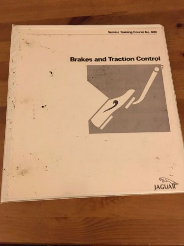 Jaguar brakes &amp; traction control / mark ii anti-lock brakes manual guide